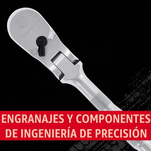 Vista 8 de CRAFTSMAN V-SERIES - Trinquete, accionamiento de 1/2 pulgada, 96 dientes, cabeza flexible (CMMT86332V)