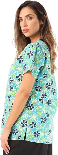 Vista 2 de Just Love - Camisa de ropa quirúrgica festiva para mujer