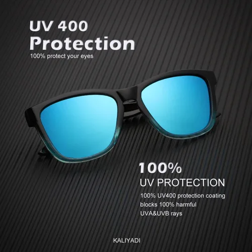 Vista 3 de KALIYADI Gafas de sol unisex polarizadas retro clásicas modernas para hombres y mujeres, gafas de sol para conducir con bloqueo UV, C Negro brillante