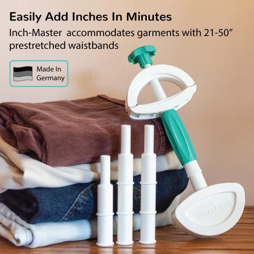 Vista 2 de FootFitter INCH‑Master - Estirador de cintura para jeans, pantalones, faldas, pantalones cortos Eases Tight Waistlines, Adds Comfortable