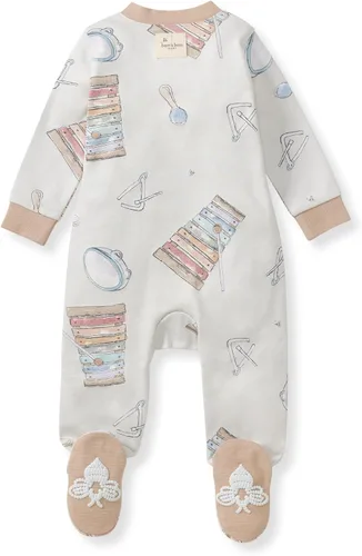 Vista 227 de Burt's Bees Baby - Pijama de una pieza para bebé, mameluco para dormir y jugar, algodón 100% orgánico, cremallera frontal