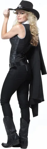 Vista 2 de California Costumes Disfraz de mujer pistolera, adulto