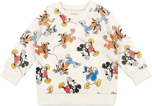 Vista 3 de Disney Mickey Mouse Donald Duck Goofy - Sudadera y pantalones cortos de rizo francés para recién nacidos a niños grandes