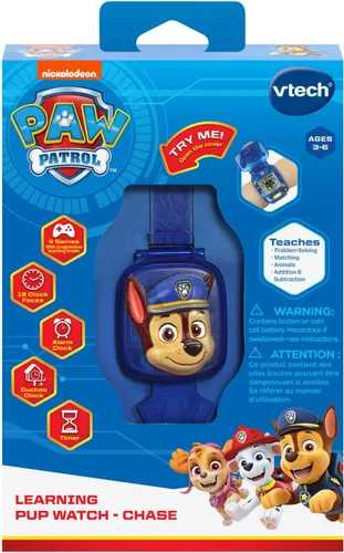 Vista 7 de VTech Reloj para cachorros de aprendizaje de la Patrulla Canina, Chase
