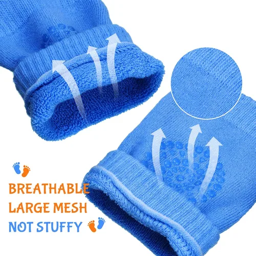 Vista 6 de 8 pares de rodilleras antideslizantes unisex para bebés para aprender a gatear calcetines para bebés