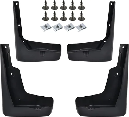 Vista 13 de SPEEDWOW Guardabarros Protectores contra Salpicaduras Compatible con Toyota RAV4 2006-2012 (con Ensanchadores de Guardabarros), Delanteros