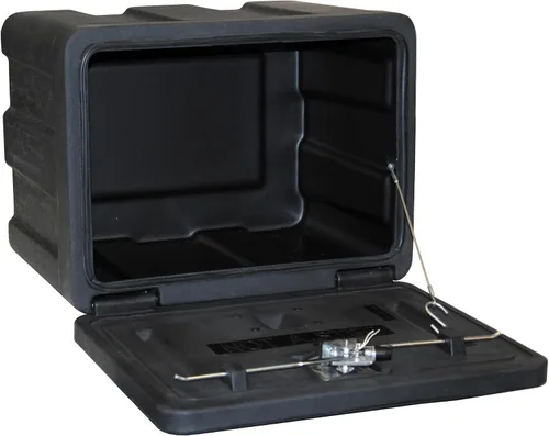 Vista 2 de Buyers Products 1717100 - Caja de almacenamiento para debajo de la carrocería de polietileno para camiones, 18 x 18 x 24 pulgadas, fabricada en EE.