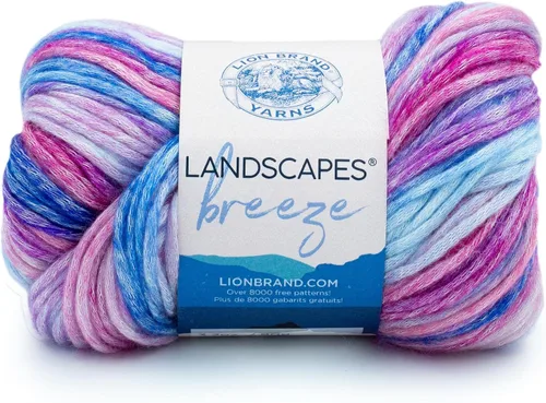 Vista 9 de Lion Brand Yarn Landscapes Breeze Hilo, Bay