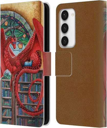 Vista 129 de Head Case Designs Officially Licensed Carla Morrow Galactic Entrancement Dragons Leather Wallet Case Compatible with Samsung Galaxy A07 4G