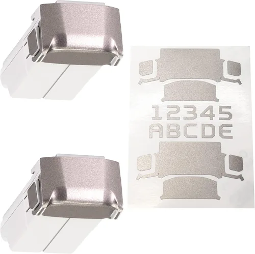 Vista 16 de WRAPGRADE Adhesivos para la piel compatibles con DJI Mini 4 Pro/Mini serie 3 Dos baterías (Airforce Silver)