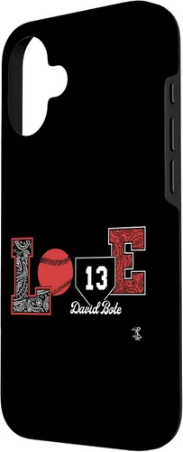 Vista 2 de iPhone 16 David Bote Love Player Gameday Case