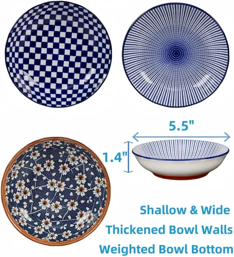 Vista 3 de Paquete de 3 cuencos antideslizantes para gatos, cuencos de cerámica para gatos que no se derraman, juego de platos de 5.5 pulgadas para gatos