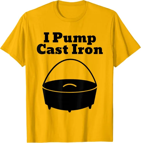 Vista 76 de I Pump - Camiseta de hierro fundido para cocinar al horno holandés