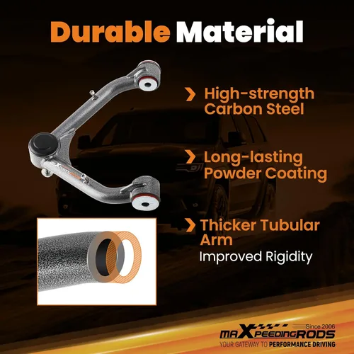 Vista 2 de maXpeedingrods Brazo de control superior elevado de 2-4 pulgadas para Chevy Silverado/GMC Sierra 1500 1999-2006