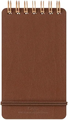 Vista 7 de Midori 11796006 Bloc de notas WM Anillo Memo Grano Negro