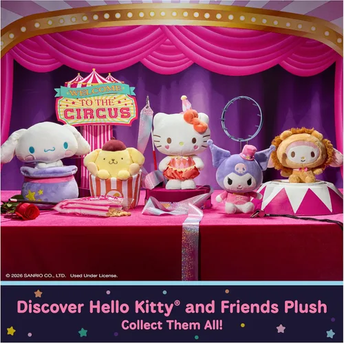 Vista 7 de GUND Sanrio Cinnamoroll in Magic Hat 10-Inch Circus Plush Toy for Ages 1+