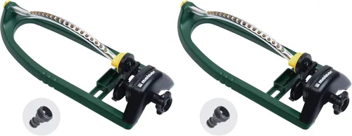 Vista 9 de Melnor 65048-AMZ - Aspersor oscilante con boquillas de latón y juego de adaptador de producto QuickConnect, 3,400 pies cuadrados, paquete de Amazon