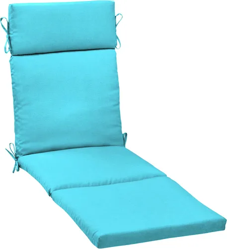 Vista 45 de ARDEN - Cojín para tumbona para exteriores, 21 x 72 pulgadas, resistente a la intemperie, a la lluvia y a la decoloración, para tumbona Aqua Leala