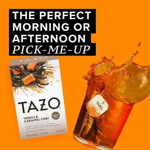 Vista 6 de Té, vainilla Carmel Chai