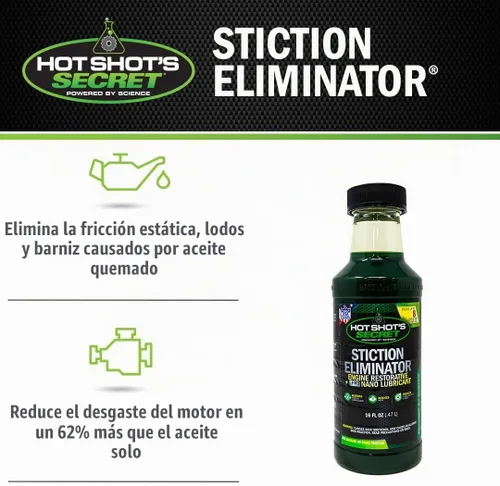 Vista 4 de Hot Shot's Secret Añadido de aceite para eliminar la fricción estática, 16 onzas Trata 8 cuartos de galón. Reduce el desgaste, restaura la energía