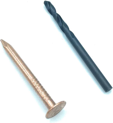 Vista 2 de EAGLE 1 Clavos de cobre con broca de eneldo inicial de 1/8 pulgadas (múltiples cantidades, 1.5 a 3 pulgadas) para techos resistentes a la corrosión