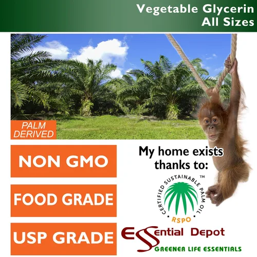 Vista 2 de Glycerin Vegetable Kosher USP, 1 Galón, 10.5 libras. (168 oz.) - USP, Kosher, grado farmacéutico
