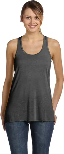 Vista 29 de Bella - Camiseta de tirantes para mujer, con espalda cruzada y holgada Athletic Heather