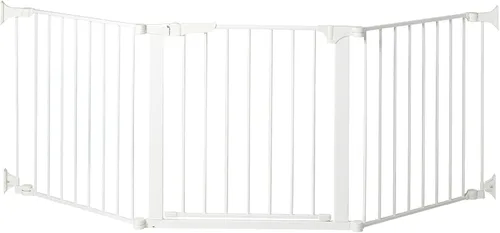 Vista 8 de KidCo Puerta de seguridad giratoria con cierre automático ajustable para bebés y niños pequeños con puerta de 30 pulgadas, color negro