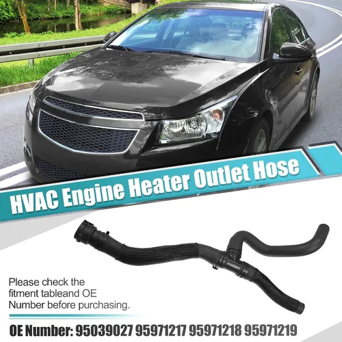 Vista 2 de X AUTOHAUX 95039027 Conjunto de manguera de salida del núcleo del calentador HVAC para Chevrolet Cruze 2011-2016 l LS LT 1.8L L4 - Manguera