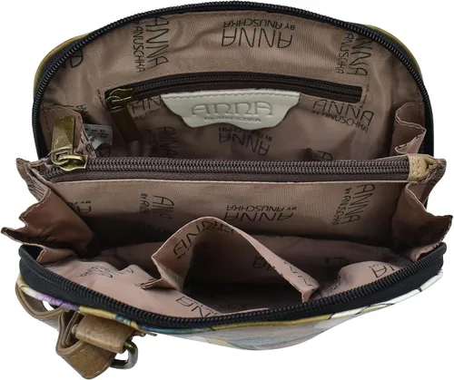 Vista 3 de Anna by Anuschka Leather Small Multi Compartment Zip-Around Organizer