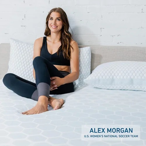 Vista 9 de Molecule Infinity PRO - Almohada ajustable de espuma viscoelástica de gel refrigerante, tamaño King