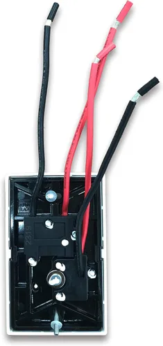 Vista 3 de Dr. Infrared Heater DR-001 Termostato de pared 4 cables polos individuales o dobles 120-277V 3360-7756W, blanco.