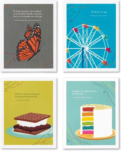 Vista 8 de Compendium Positively Green - Paquete de 4 tarjetas de aliento – Courage dear, heart (cuatro tarjetas en total, un diseño, con sobres)