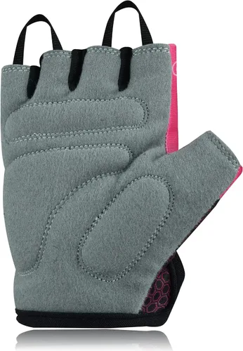 Vista 5 de Guantes de ciclismo para niños y niñas, guantes de ciclismo para scooter, BMX, ciclismo, ciclismo, equitación, guantes de medio dedo