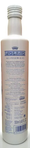 Vista 2 de Aceite de Oliva Virgen Extra Arbequina Molino 100% de España, botella de 16.9 fl oz