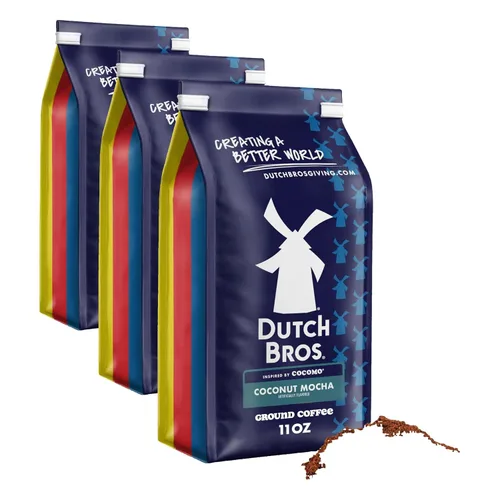 Vista 27 de Dutch Bros OG tostado medio, café molido Café molido 100% arábica, chocolate con leche y notas cítricas, combina con cremas Dutch Bros, 1 bolsa