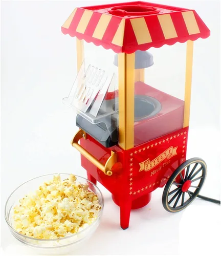 Vista 2 de Máquina eléctrica para hacer palomitas de maíz, máquina gourmet para hacer palomitas de maíz, máquina casera saludable para el hogar, baja