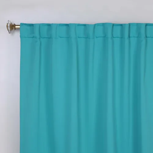 Vista 2 de BLUENILEMILLS Paneles de cortinas opacas para oscurecer la habitación con bolsillo para barra/pestañas traseras, cortinas perfectas para ventanas