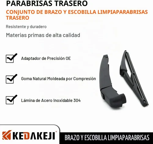 Vista 2 de Juego de limpiaparabrisas trasero compatible con Nissan Rogue 2014-2018 compatible con Nissan Pathfinder 2013-2018 Nissan Rogue 2014-2018