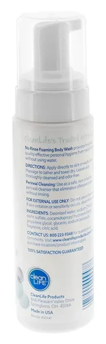 Vista 4 de No-Rinse Gel de Ducha Espumoso - Limpiador de Espuma Sin Agua para Ancianos, Adultos, Niños, Bebés y Cuidadores - Sin Enjuague para Piel Sensible