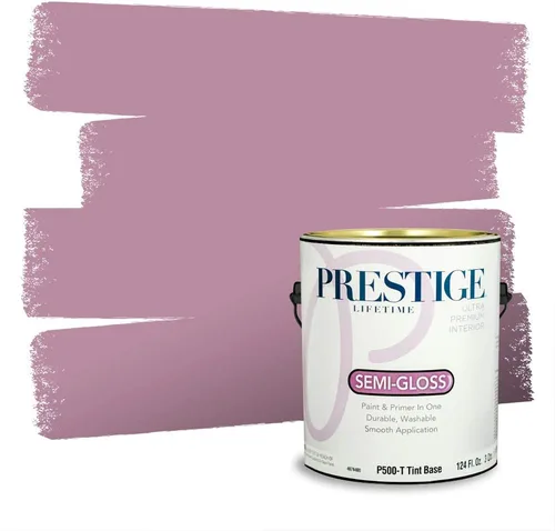 Vista 306 de Prestige Paints Pintura exterior e imprimación en uno, 1 galón, plano, coincidencia comparable de Valspar* Amber Rose*