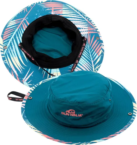 Vista 8 de SUN NINJA Paquete de silla de playa con bolsa de lona y sombrero de cubo UPF 50+