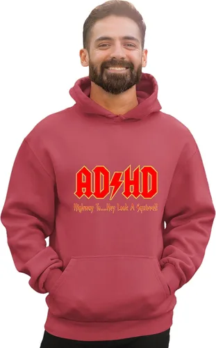 Vista 13 de Go All Out Sudadera con capucha para hombre y mujer con texto en inglés "Highway To Hey Look A Squirrel
