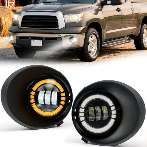 Vista 18 de Fog Lights Compatible With 2013 2014 2015 Ford Explorer Front Bumper Driving Lamp Assembly Clear Lens