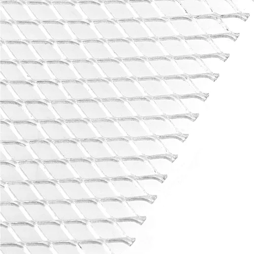 Vista 4 de 3x6mm Aluminum Car Grille Mesh, Rhombic Sheet for Universal