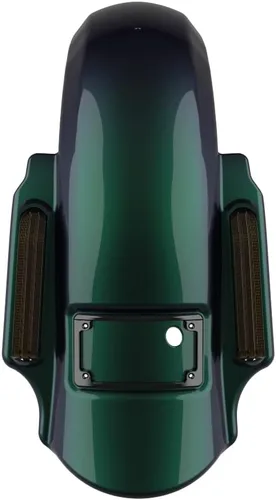 Vista 59 de Advanblack Dominator - Guardabarros trasero estirado para Harley Davidson Touring 2014+, deslizamiento de treet, Road Glide