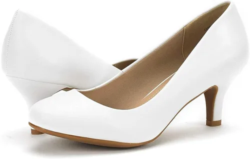 Vista 2 de DREAM PAIRS Luvly - Zapatos de tacón bajo para mujer