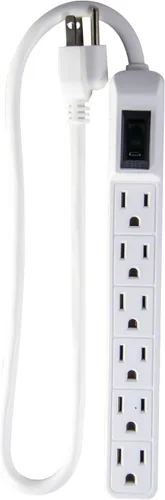 Vista 9 de Go Green Power Inc. GG-16103MINBK - Protector de sobretensiones de 6 tomas, color negro