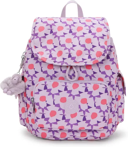 Vista 12 de Mochila pequeña Kipling City Pack para mujer, mochila ligera y versátil para el día, Negro (Black Noir), Pequeño