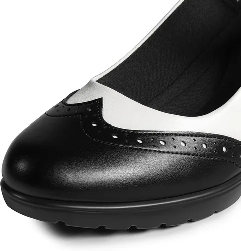 Vista 4 de DREAM PAIRS Zapatos de vestir Oxfords Mary Jane para mujer